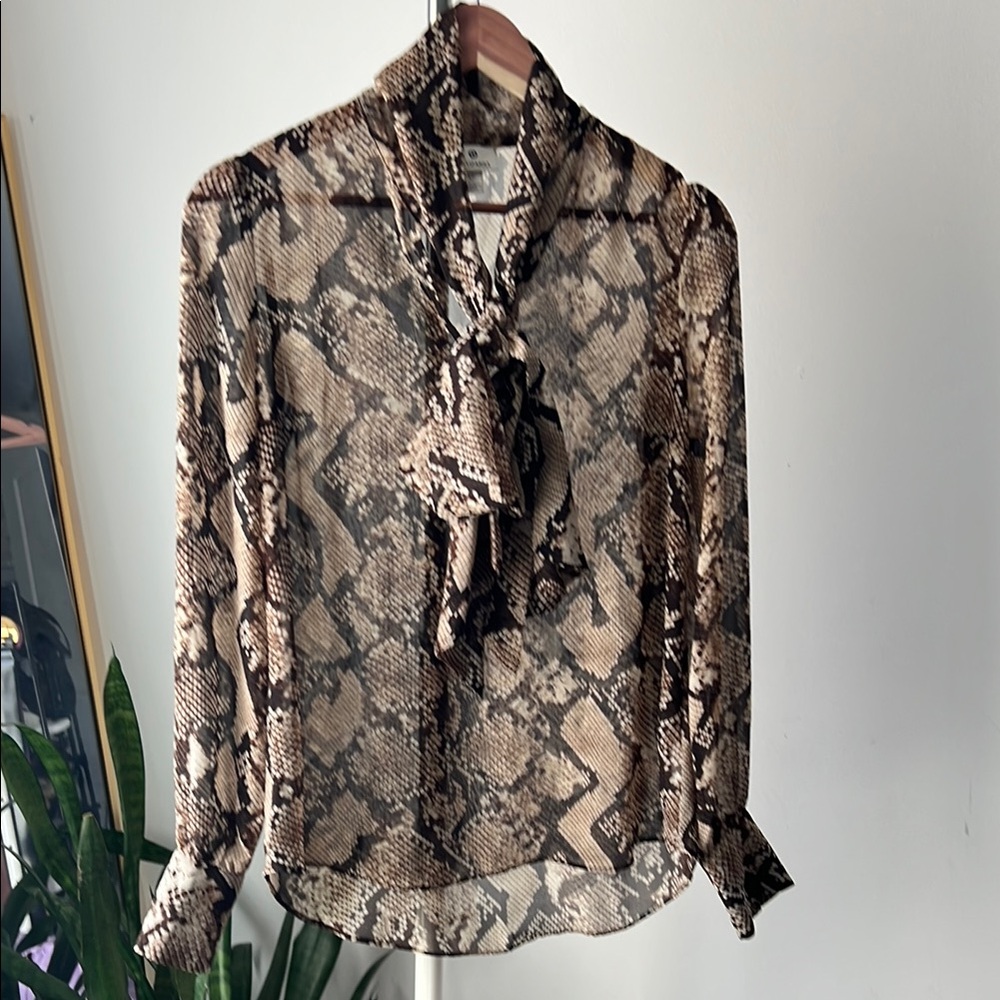 Altuzarra For Target Snake Print Blouse S - Picture 2 of 6